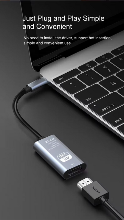 Type C To Female HDMI HDTV Cable 4K USB Adapter