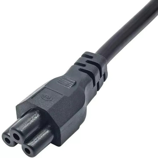 C5 UK 3 PRONG CLOVER LAPTOP POWER LEAD CORD CABLE for Laptop Adapter 3  pin