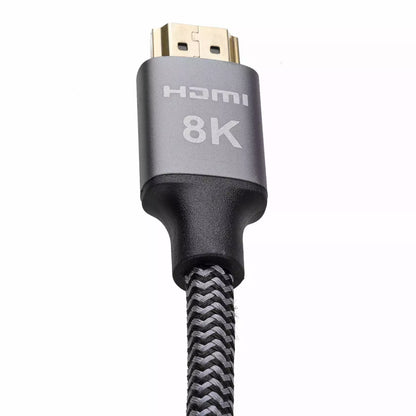 8K Braided HDMI 2.1 TV Lead HDR 60Hz 48Gbps Cable - PS4/PS5/XBOX/Sky/Virgin/HDTV