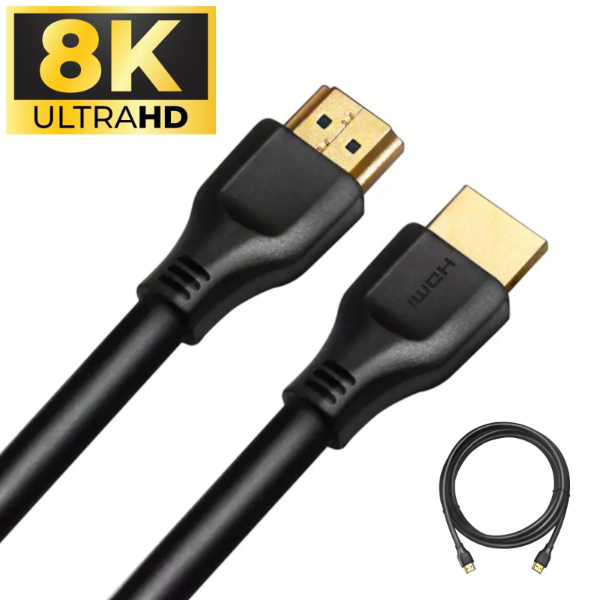 8K HDMI Cable 2.1 Ultra High Speed 48Gbps UHD - PS4/PS5/XBOX/Sky/Virgin/HDTV