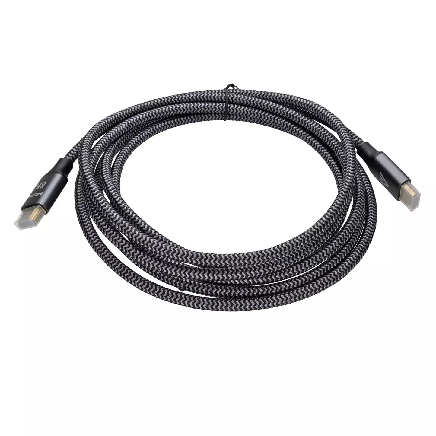 8K Braided HDMI 2.1 TV Lead HDR 60Hz 48Gbps Cable - PS4/PS5/XBOX/Sky/Virgin/HDTV