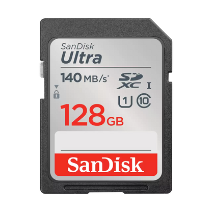 SanDisk Ultra SD Memory Cards SDHC & SDHX Class 10 32GB/64GB/128GB/256GB