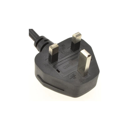 Power Cord UK Plug to IEC Cable PC Mains Kettle Lead C13