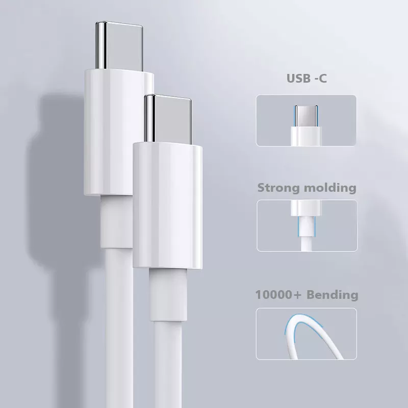 USB-C to USB-C Fast Charging, High Speed Data Transfer Cable