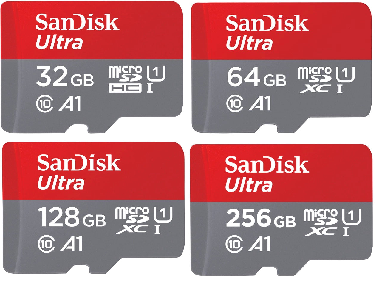 SanDisk Ultra Micro SD Card 32GB 64GB 128GB 256GB 512GB Memory Card SDHC SDXC TF