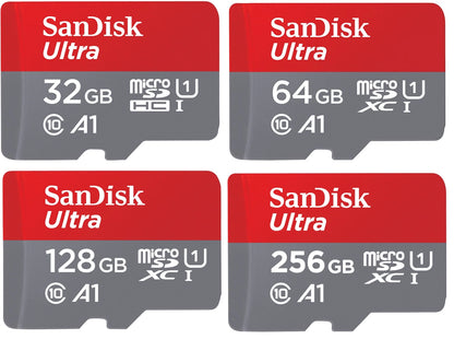 SanDisk Ultra Micro SD Card 32GB 64GB 128GB 256GB 512GB Memory Card SDHC SDXC TF
